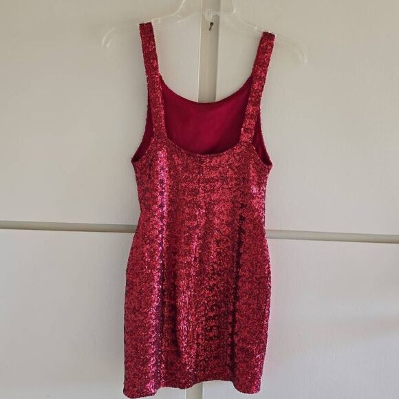 Backstage for Free People red sequin mini dress, nwot, xs - Picture 5 of 5